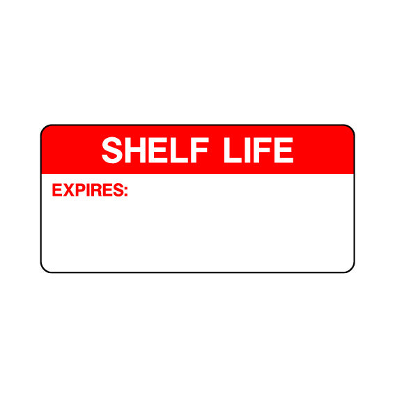 Shelf Life - Signed & Date - Quality Control Stickers | Sticker Sheet ...