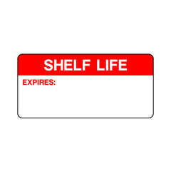 Shelf Life - Signed & Date - Sticker Sheet QCS030 QCS ST1
