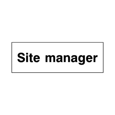Site Manager - Landscape Sign - LN3 CN058 CN