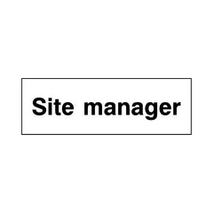 Site Manager - Landscape Sign - LN3 CN058 CN