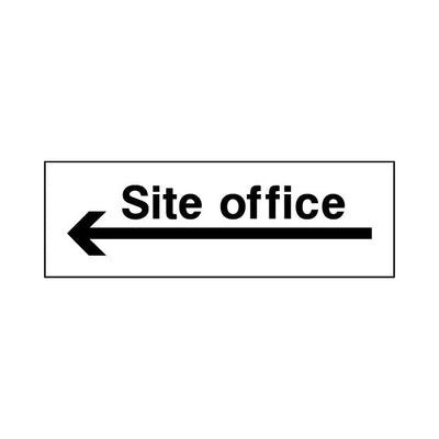 Site Office - Arrow Left - Landscape Sign - LN3 CN062 CN