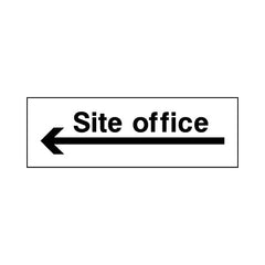 Site Office - Arrow Left - Landscape Sign - LN3 CN062 CN