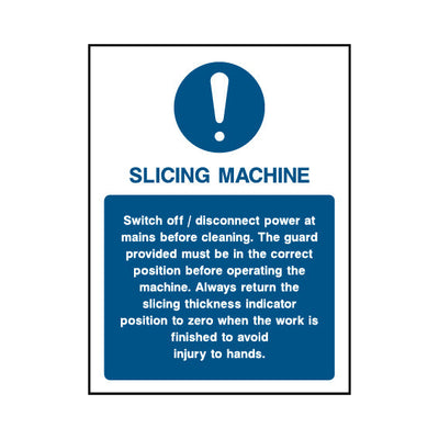 Slicing Machine Info - Portrait Sign FPH023 FPH PT1