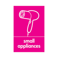 Small Appliances Disposal V1 - Portrait Sign ER023 ER PT1