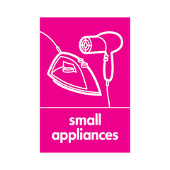 Small Appliances Disposal V3 - Portrait Sign ER025 ER PT1
