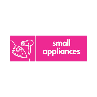 Small Appliances (v3) & Icon - Landscape Sign ER091 ER LN3