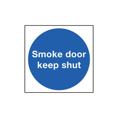 Smoke Door Keep Shut Sign