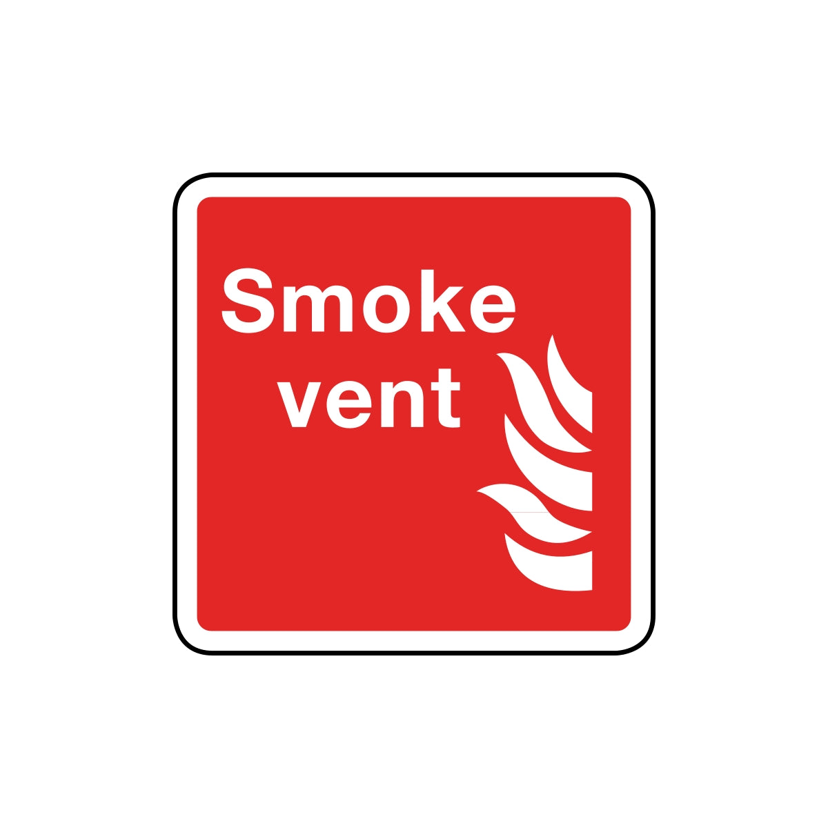 Vent Sign Smoke Vent Sign - One Printer