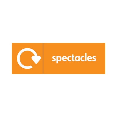 Spectacles Recycling - Landscape Sign OR008 OR LN3