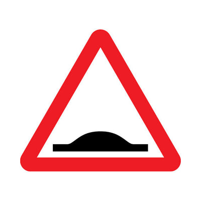 Speed Hump (UK Traffic) - Landscape Sign UKT003 UKT LN1