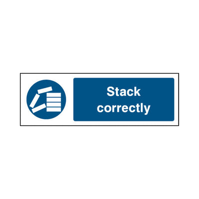 Stack Correctly - Landscape Sign MG002 MG LN3