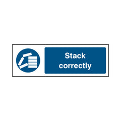 Stack Correctly - Landscape Sign MG002 MG LN3