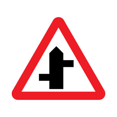 StaggeRed Junction (right First) - Landscape Sign UKT027 UKT LN1