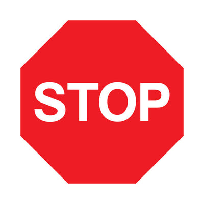 Stop (traffic) - Square Sign RRTS034 RRT SQ1