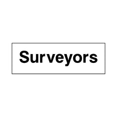 Surveyors - Landscape Sign - LN3 CN061 CN