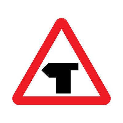T-junction With Priority Over Vehicles From The Right - Landscape Sign UKT026 UKT LN1