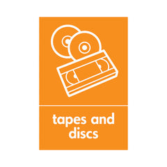 Tapes & Discs & Icon - Portrait Sign OR060 OR PT1