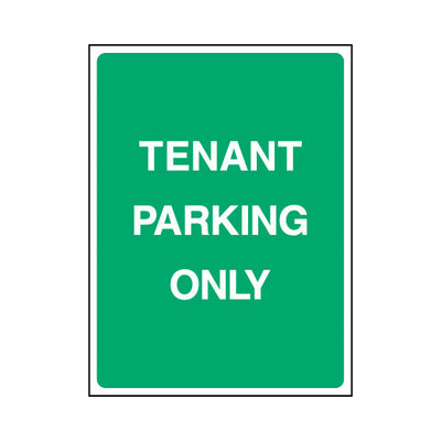 Tenant Parking Only - Portrait Sign P088 PA PT1