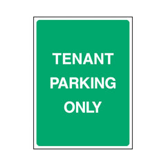 Tenant Parking Only - Portrait Sign P088 PA PT1