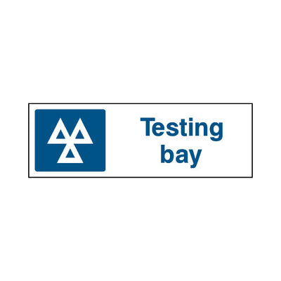 Testing Bay - Landscape Sign GS015 GS LN3