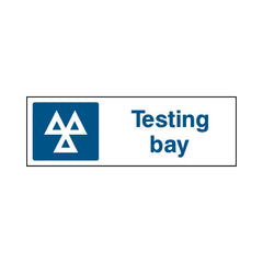 Testing Bay - Landscape Sign GS015 GS LN3