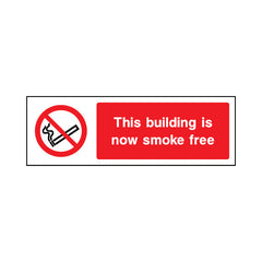 This Building Is Now Smoke Free - Landscape Sign SP031 SP LN3