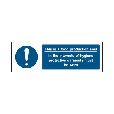 This Is A Food Production Area - Landscape Sign FPH054 FPH LN3