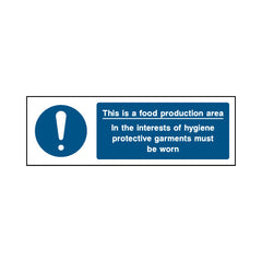This Is A Food Production Area - Landscape Sign FPH054 FPH LN3