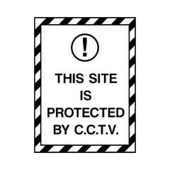 This Site Is Protected By CCTV - Portrait Sign P016 PA PT1