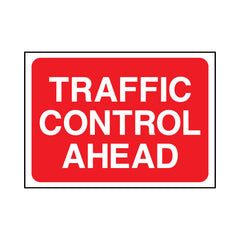 Traffic Control Ahead - Landscape Sign TRTW014 TRTW LN1