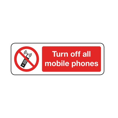 Turn Off Al Mobile Phones Sign