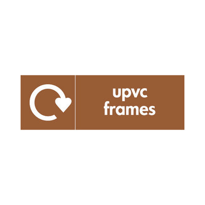 UPVC Frames - Recycling Symbol - Landscape Sign - LN3 BMR005 BMR