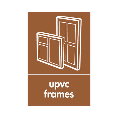 UPVC Frames With Large Icon - Portrait Sign - PT1 BMR031 BMR