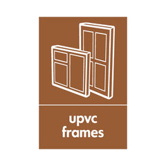 UPVC Frames With Large Icon - Portrait Sign - PT1 BMR031 BMR