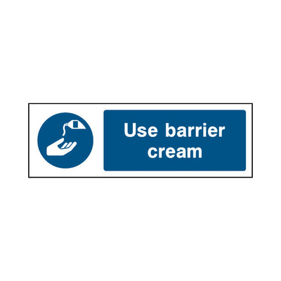Use Barrier Cream - Landscape Sign PPE020 PPE LN3