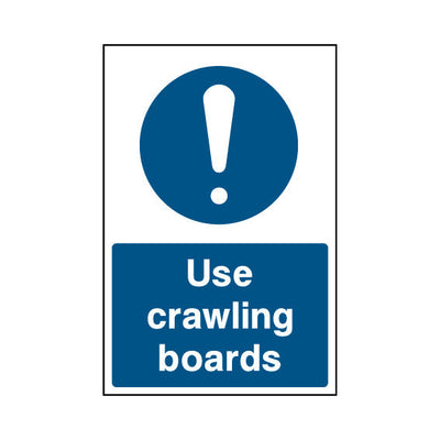 Use Crawling Boards - Portrait Sign - PT1 CN036 CN