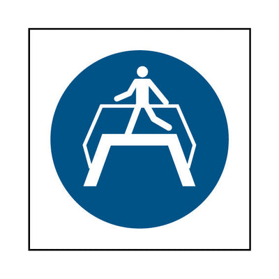 Use Designated Platform - Square Sign MM012 MP SQ1
