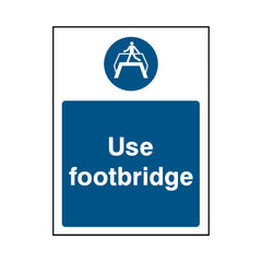 Use Footbridge - Portrait Sign MG044 MG PT1