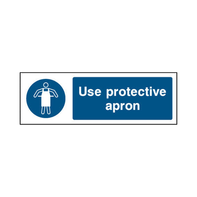 Use Protective Apron - Landscape Sign PPE021 PPE LN3
