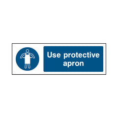 Use Protective Apron - Landscape Sign PPE021 PPE LN3