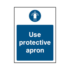 Use Protective Apron - Portrait Sign FPH006 FPH PT1