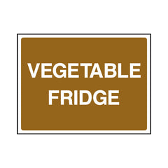 Vegetable Fridge - Landscape Sign FPH090 FPH LN1