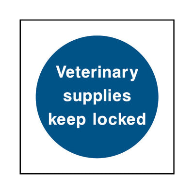 Veterinary Supplies - Keep Locked - SQ1 - SQ1 CA074 CA
