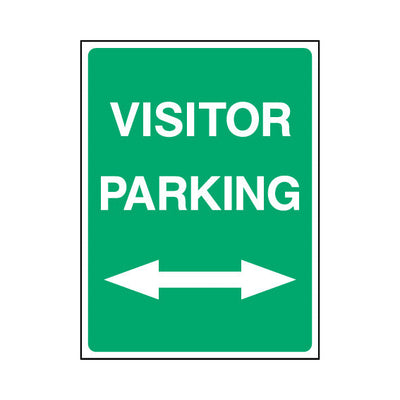 Visitor Parking (left & Right Arrows) - Portrait Sign P001 PA PT1