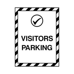 Visitors Parking - Portrait Sign P006 PA PT1