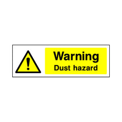Warning - Dust Hazard - Landscape Sign - LN3 CD026 CD