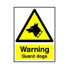 Warning - Guard Dogs - Portrait Sign S046 SE PT1