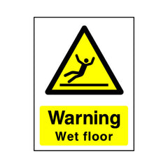 Warning - Wet Floor - Portrait Sign GW064 GW PT1