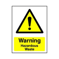 Warning Hazardous Waste v2 - Portrait Sign - PT1 CD071 CD