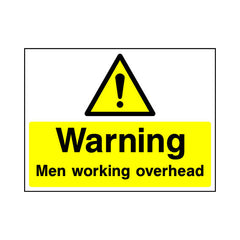 Warning Men Working Overhead - Landscape Sign - LN1 CN101 CN